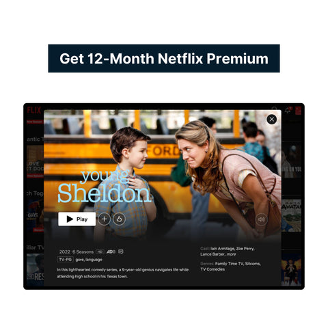 Netflix Premium Code (12-Month/$35, Guaranteed)