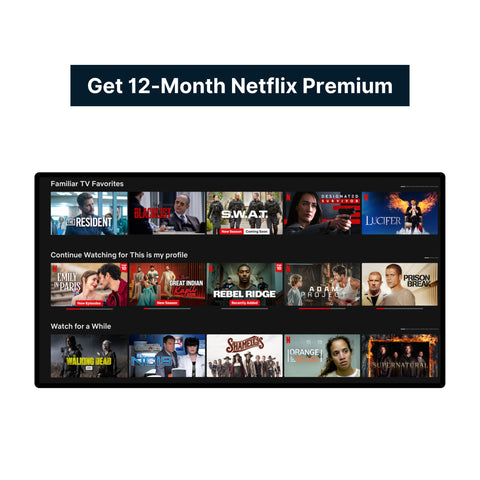 Netflix Premium Code (12-Month/$35, Guaranteed)