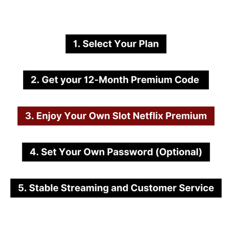 Netflix Premium Code (12-Month/$35, Guaranteed)