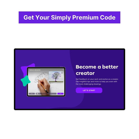 Simply Draw Premium Code (One-Year/$59, Guaranteed)