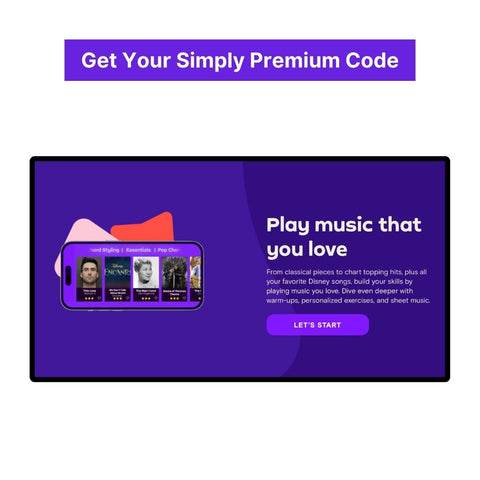 Simply Piano Premium Code (One-Year/$59, Guaranteed)