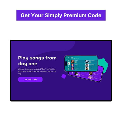 Simply Guitar Premium Code (One-Year/$59, Guaranteed)