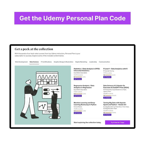 Udemy Personal Plan Premium Code (6-Month/$69, Guaranteed)