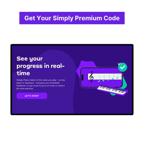 Simply Piano Premium Code (One-Year/$59, Guaranteed)