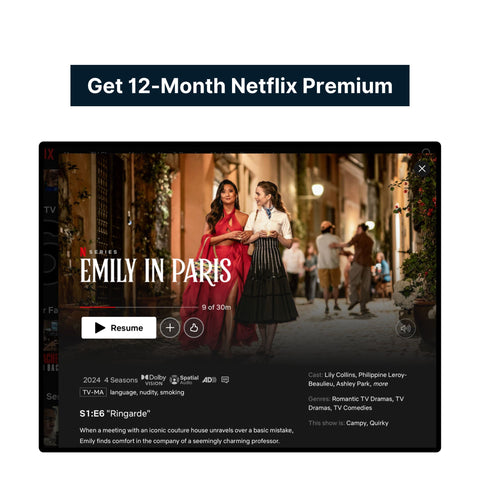 Netflix Premium Code (12-Month/$35, Guaranteed)